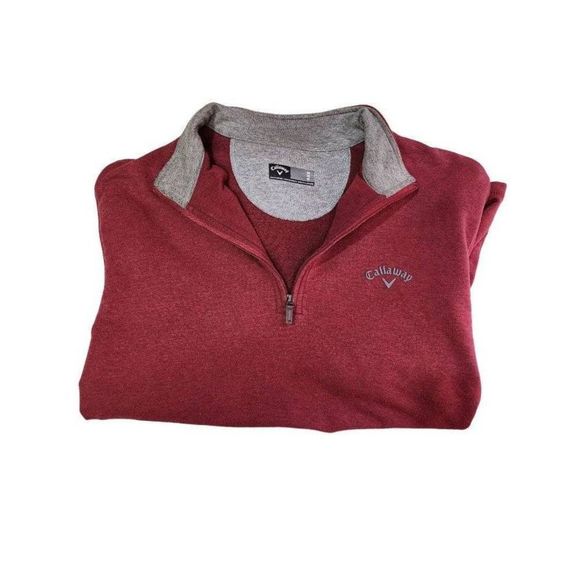 Callaway Men's Medium Long Sleeve 1/4 Zip Pullover Sweatshirt Mens Medium - Picture 4 of 6